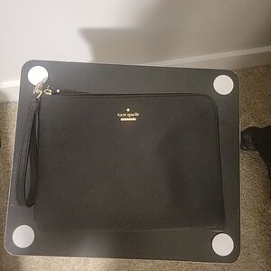 Kate Spade Black Leather Wristlet